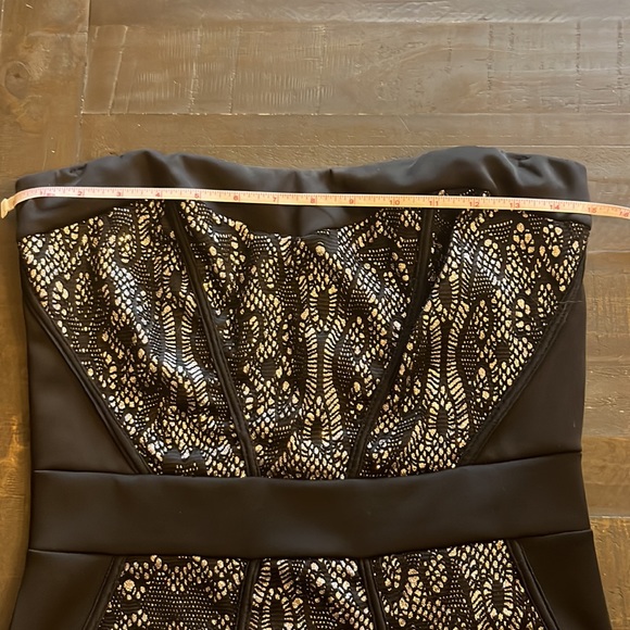 ECLIPSE - Holiday Dress - Bodycon Corset look - Sparkles - Picture 4 of 5